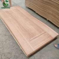 3mm  4mm HDF melamine face red oak ash face  Door Skin